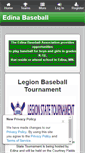 Mobile Screenshot of edinabaseball.org